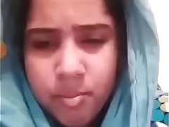 Indian wife showing her pussy on toilet in video call