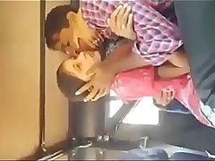 Indian village girl  and driver at lorry cabin sex video