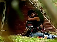 Indian Couple Boob Press &amp_ Fuck In Park